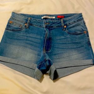 Jean shorts new without tags never worn